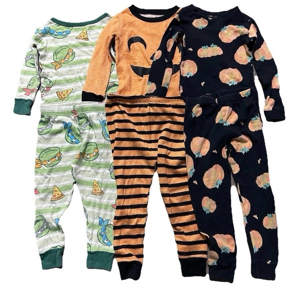 Burt's Bees Other - Toddler Pajama Sets Teenage Mutant Ninja Turtles Fall Halloween Size 3T